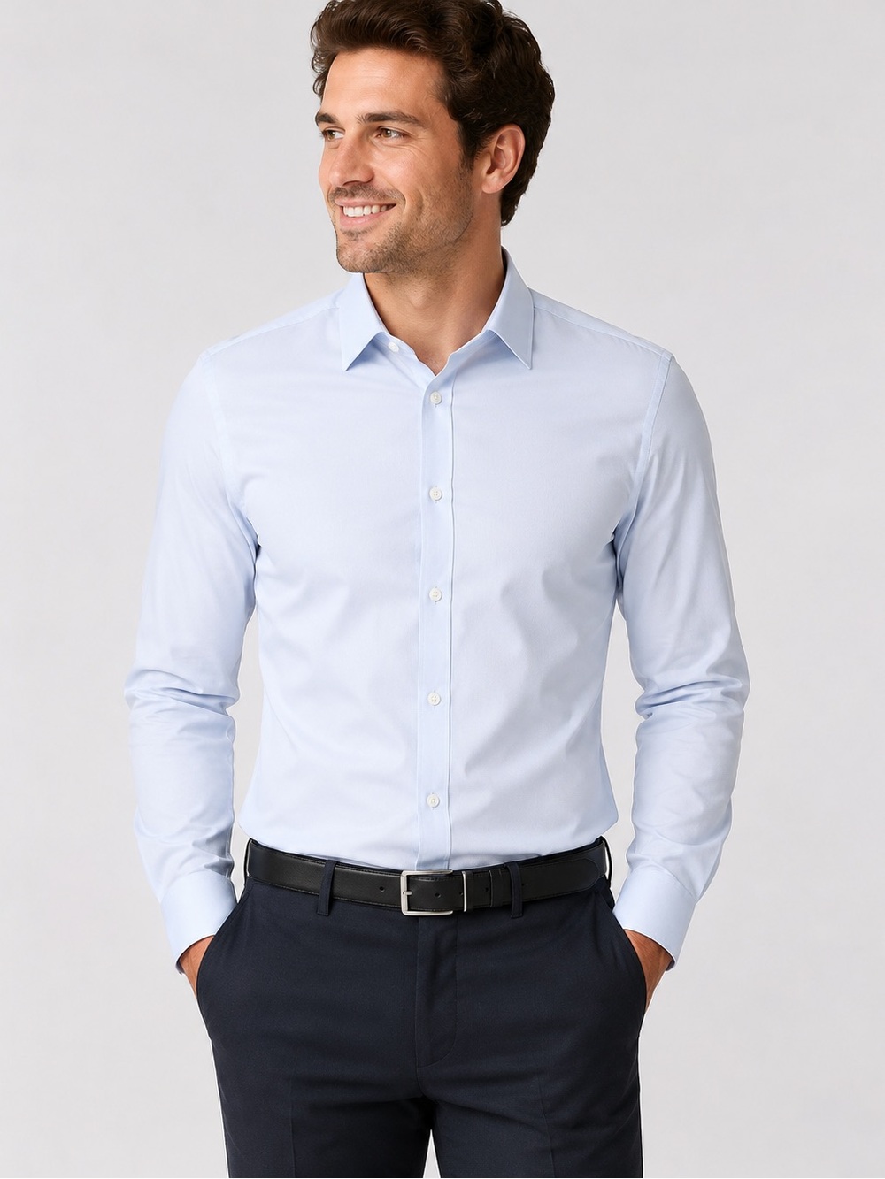 Express Slim Fit 1MX Dress Shirt – Men’s Large